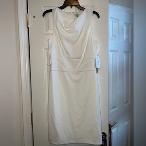 Halston White Dress